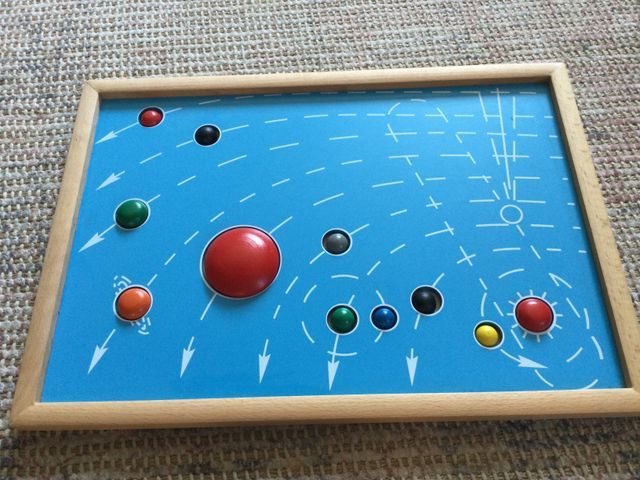 Puzzle montessori planetas