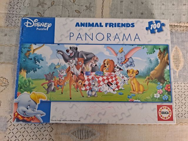 Puzzle 100 piezas: Amigos animales Disney