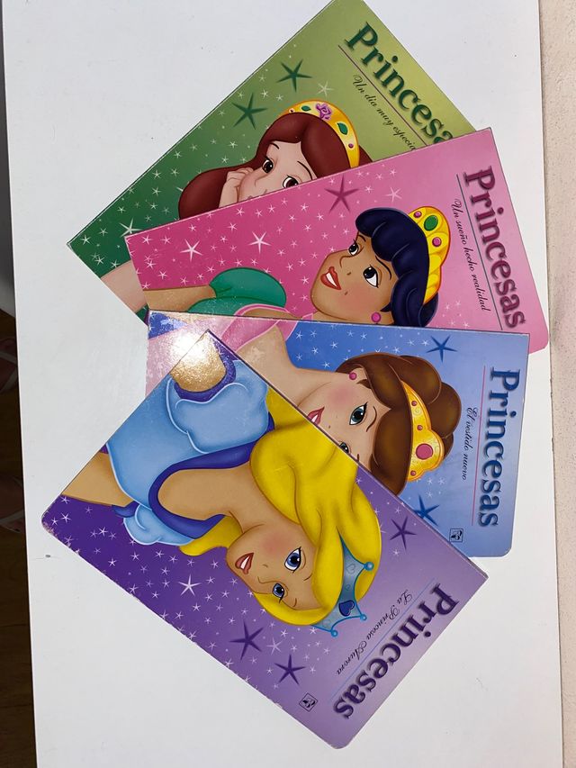 Pack 4 libros de princesas