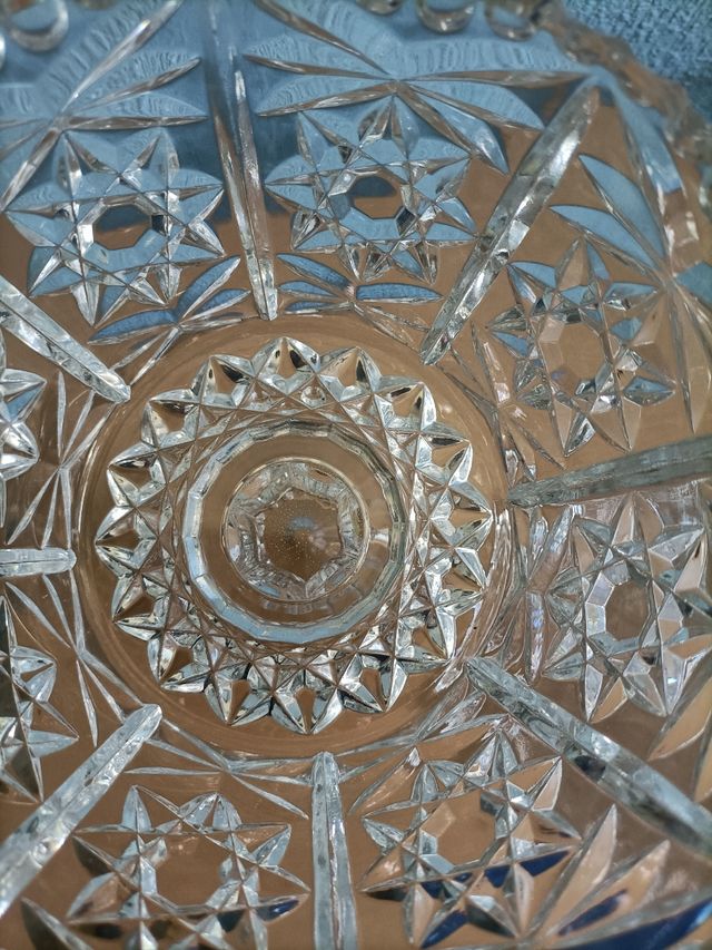 Bombonera grande de cristal