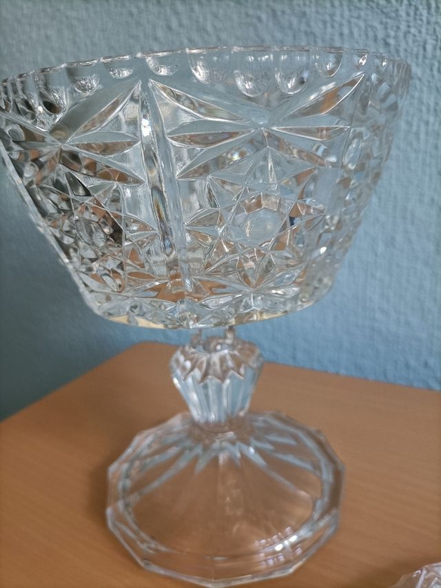Bombonera grande de cristal