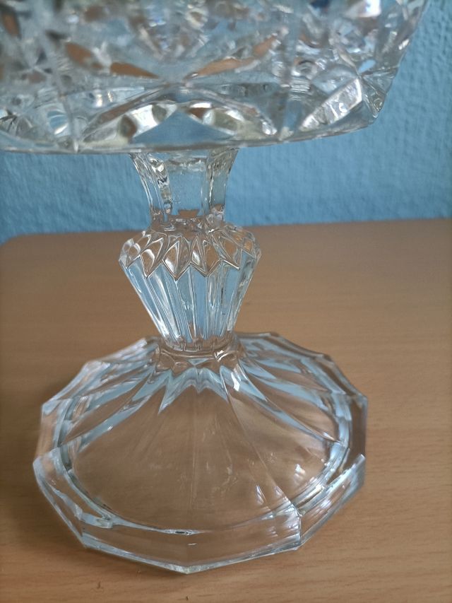 Bombonera grande de cristal