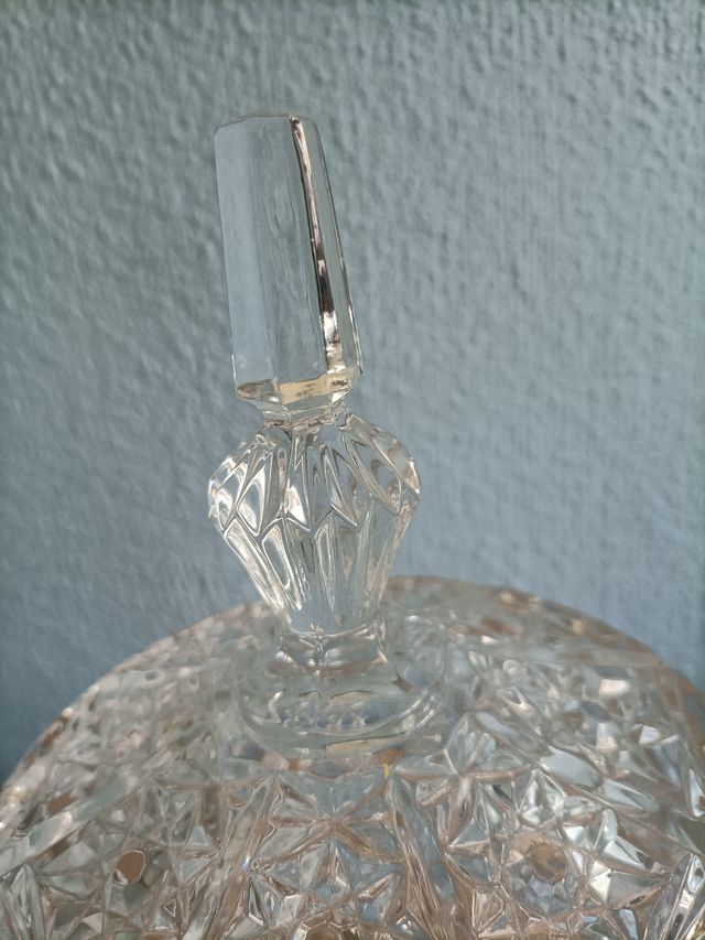 Bombonera grande de cristal