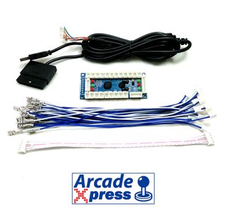 Interfaz Arcade PC PS2 PS3 XBOX 360 Zero Delay