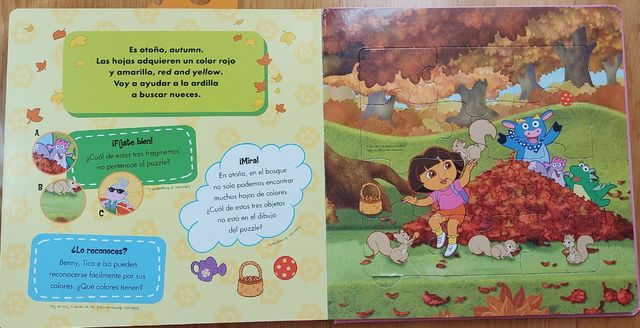 Gran libro de puzzle de Dora la Exploradora