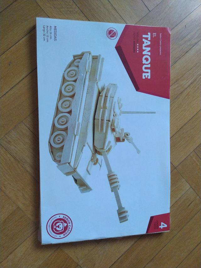 Maqueta tanque Señor Castor