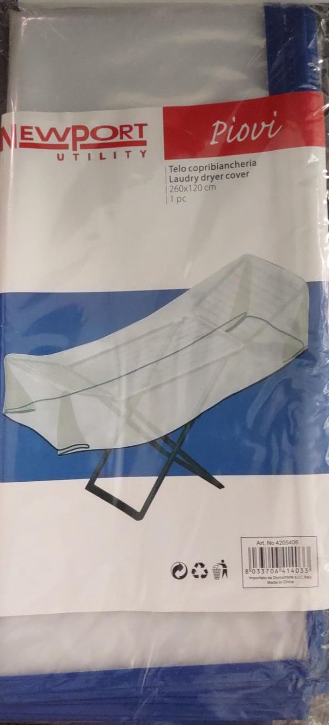 NEWPORT PIOVI TELO COPRIBIANCHERIA 260x120 - 4 PZ