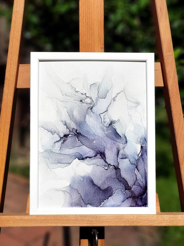 Cuadro original con tinta de alcohol