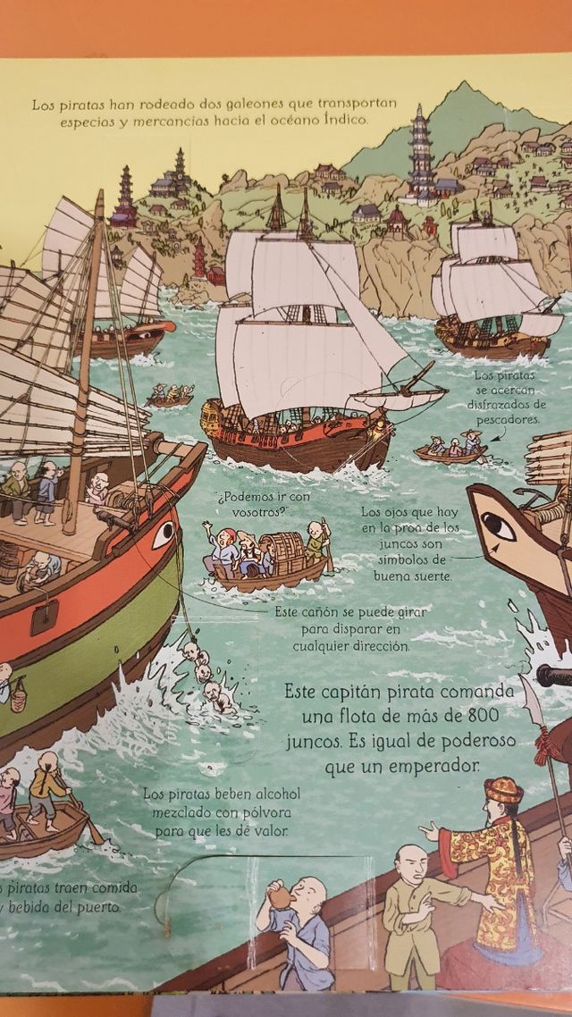 Cuento piratas con sonidos