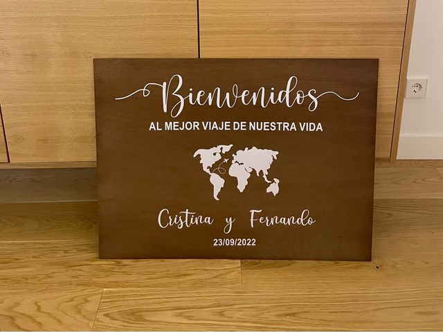 Cartelli nuziali personalizzati «Welcome»