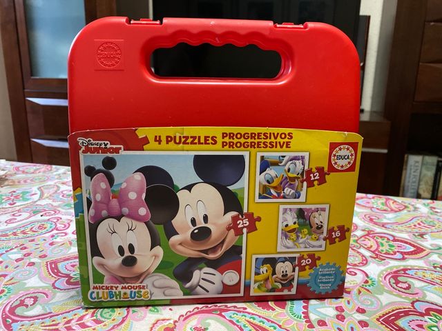 Maletin Puzzles de Micky Mouse