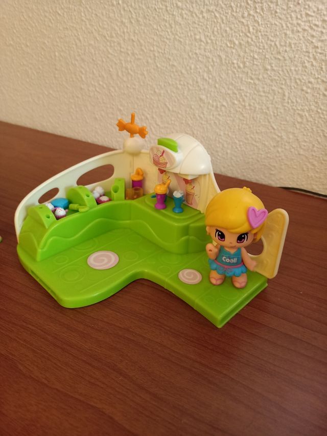 Lote PinyPon: city boutique moda + tienda dulces