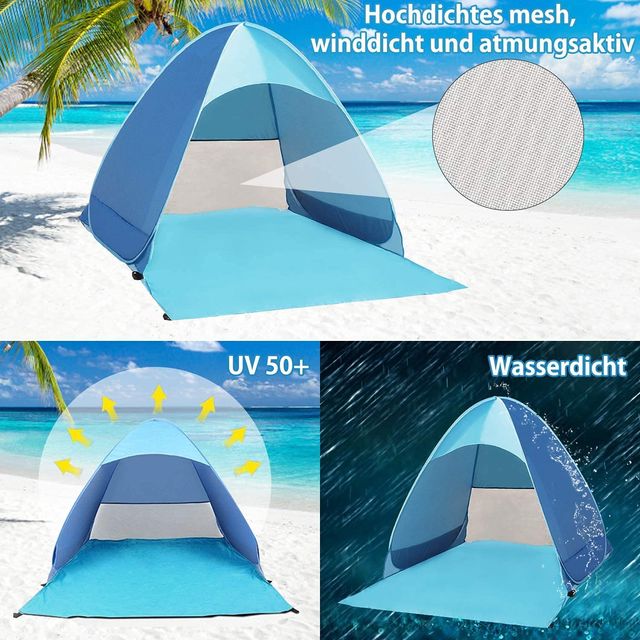 *Tienda de playa/camping Anti-UV 50+*