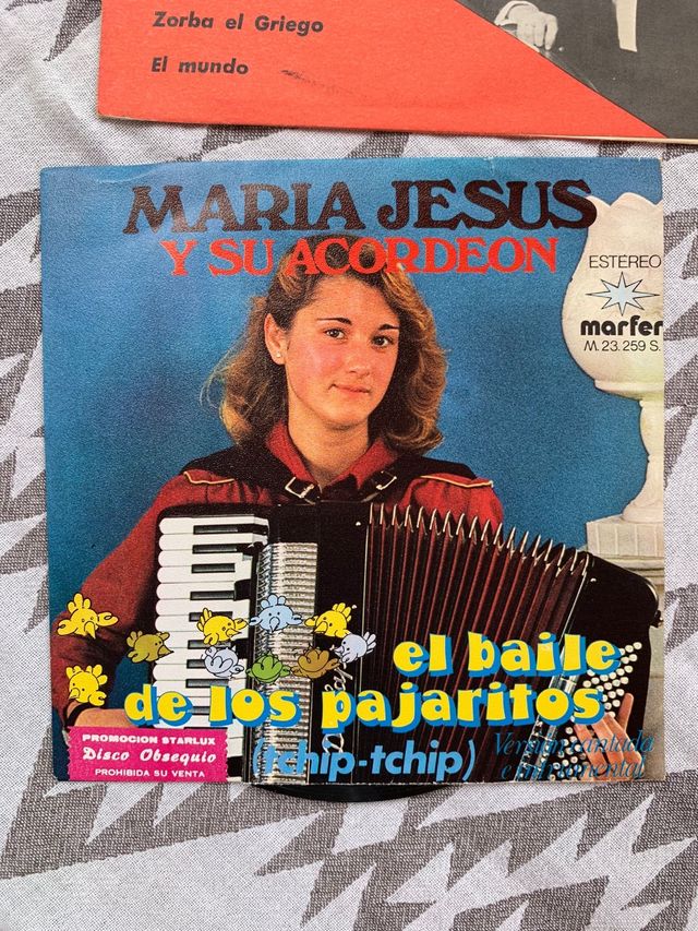 Discos antiguos de música.