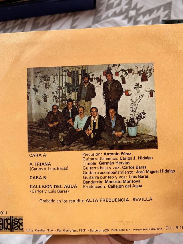 Discos antiguos de música.