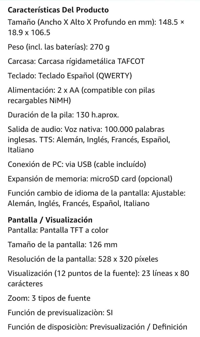 Traductor electrónico