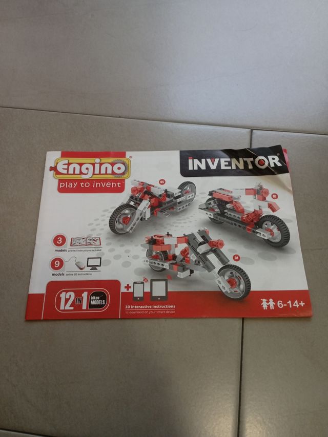 Engino Inventor 12 in 1 bikes models