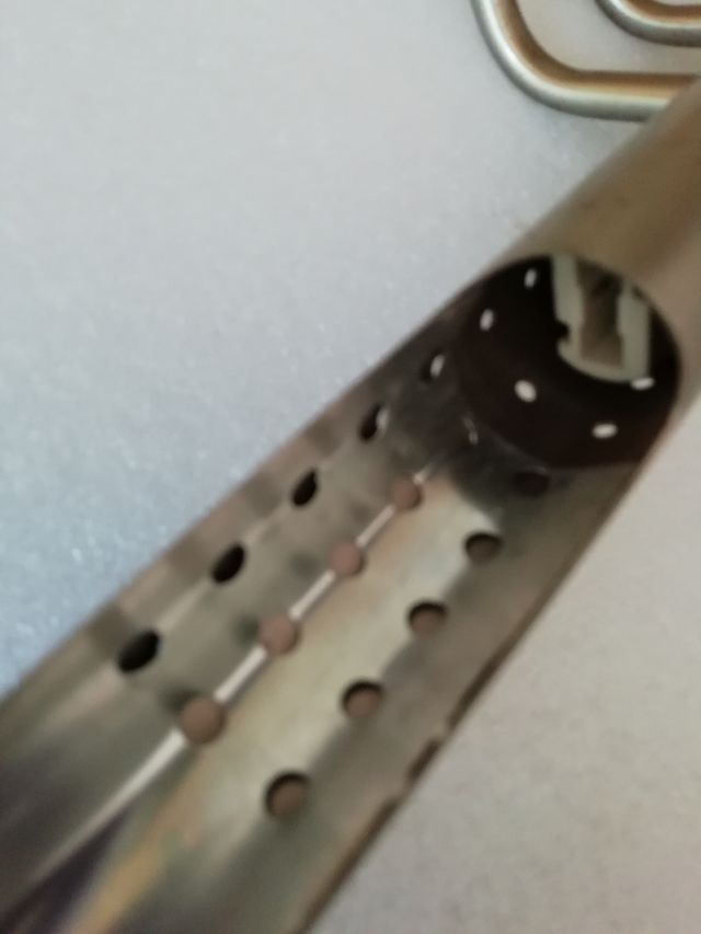 lámpara de pared inox