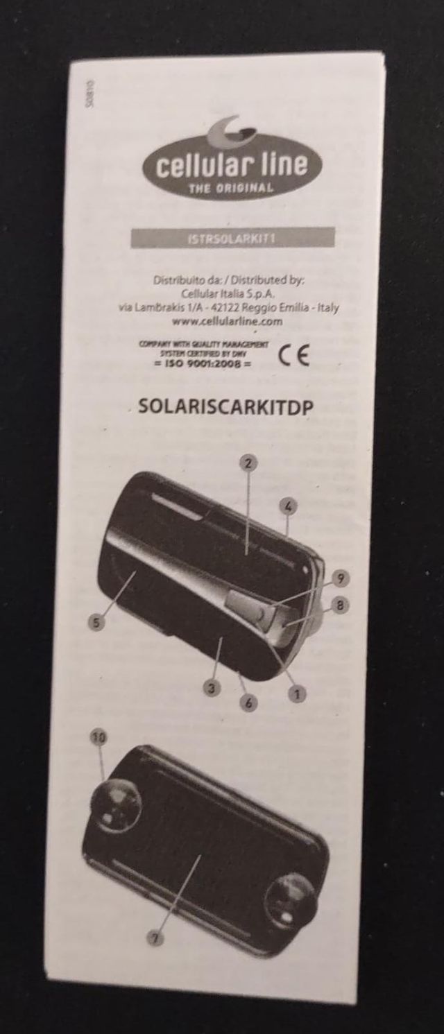 VIVAVOCE CELLULARLINE SOLARIS AD ENERGIA SOLARE