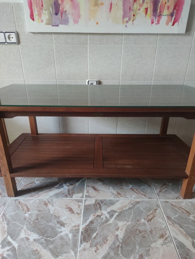 Mesa de centro ,madera de teca