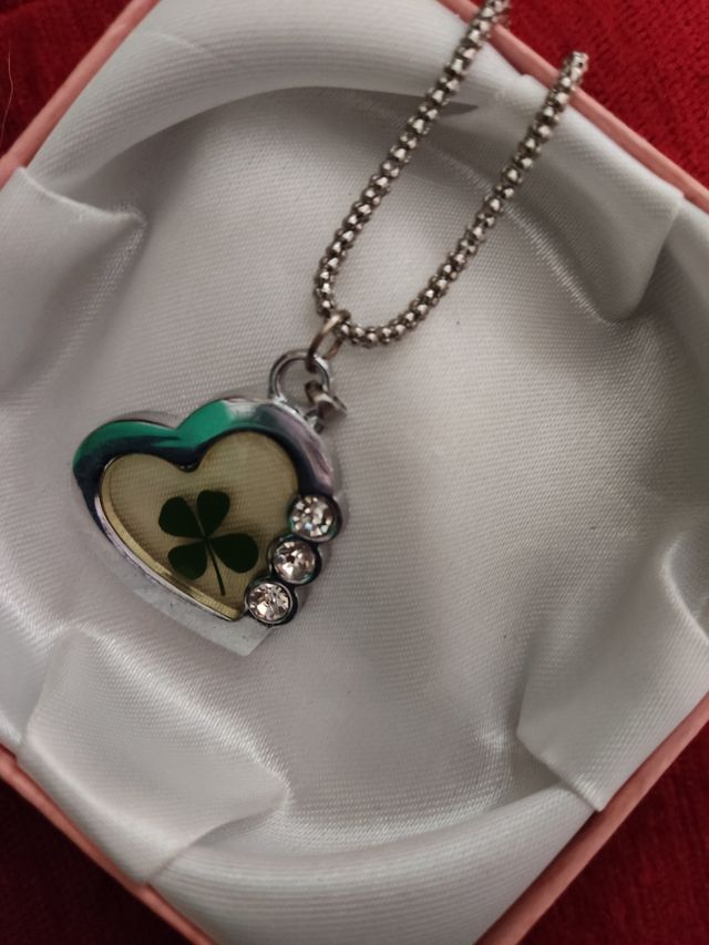 Colgante TREBOL NATURAL