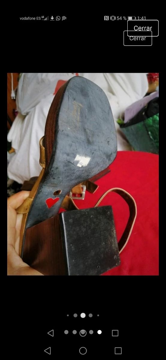 zandalias verano lujo n36 37 piel