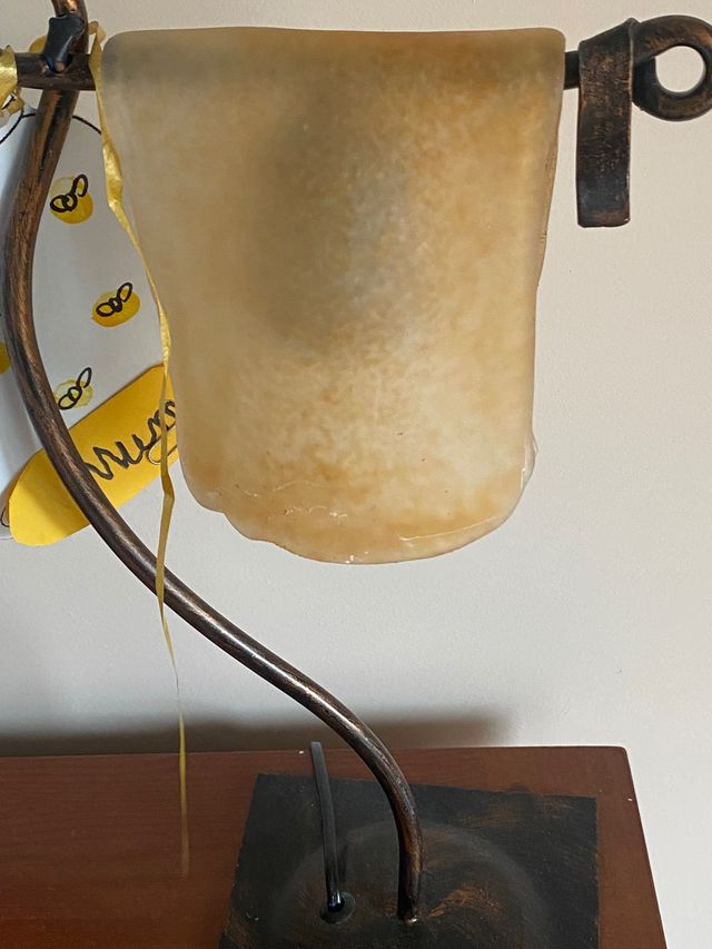 Lámpara techo rustico-moderno