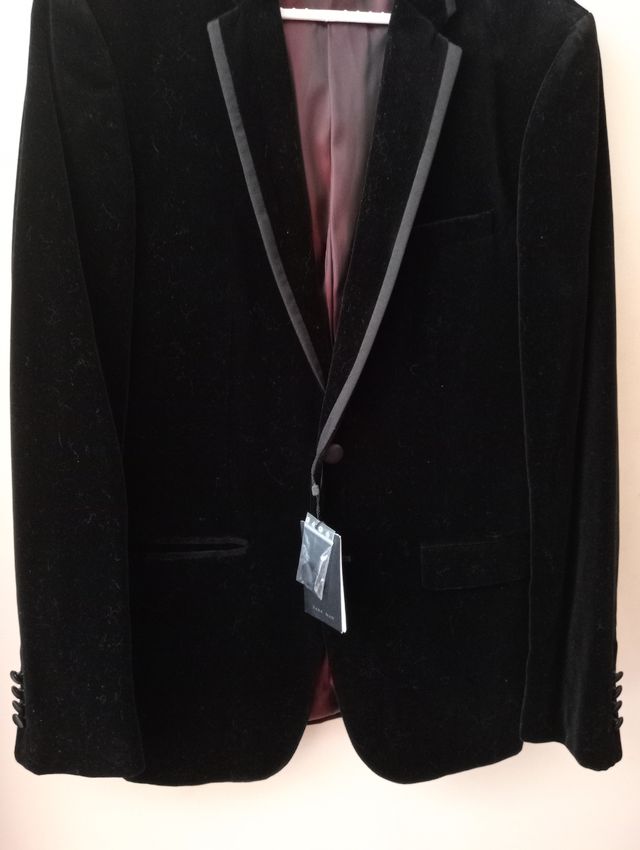 CHAQUETA AMERICANA TERCIOPELO