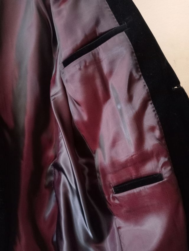 CHAQUETA AMERICANA TERCIOPELO