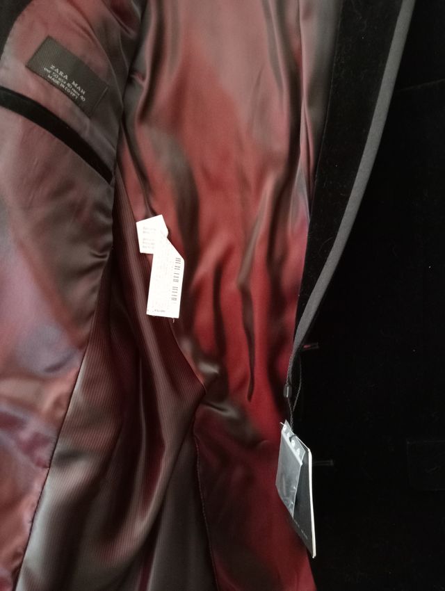 CHAQUETA AMERICANA TERCIOPELO