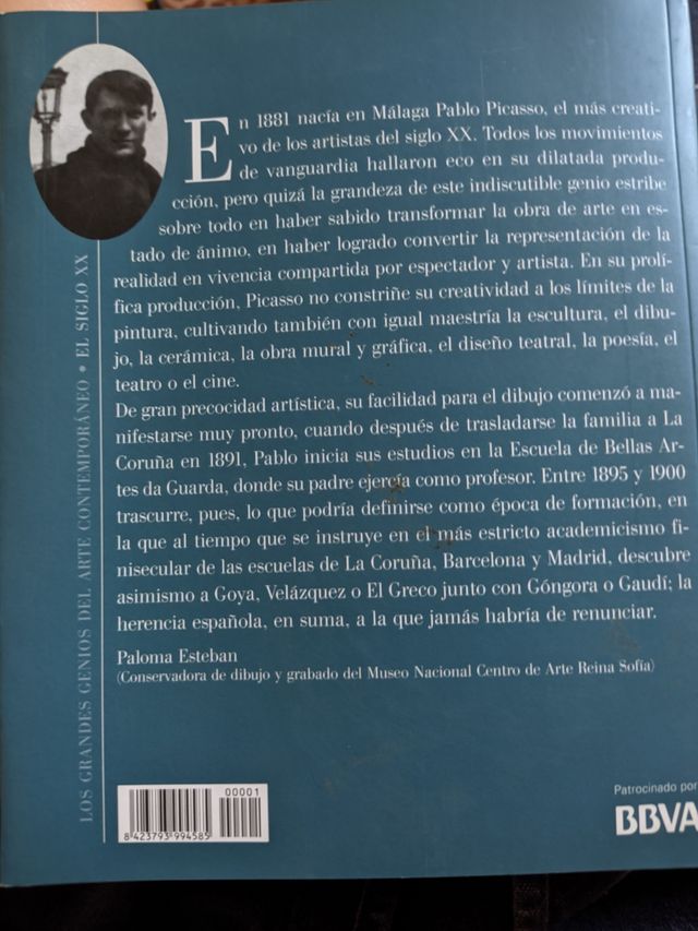 Libro Picasso 1881-1914