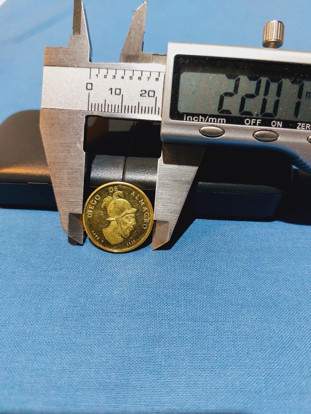 Moneda oro 22Kl. diámetro 22mm.