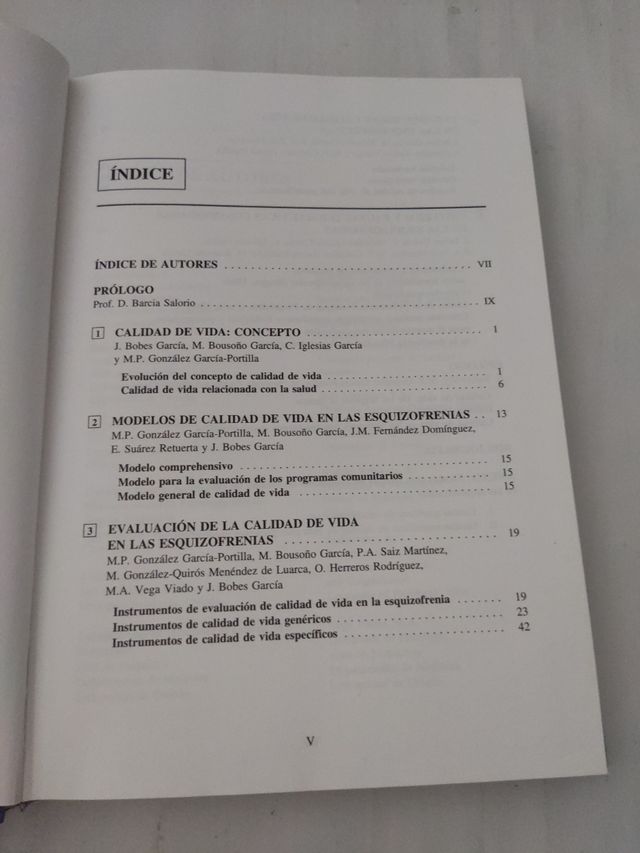 calidad de vida en las esquizofrenias