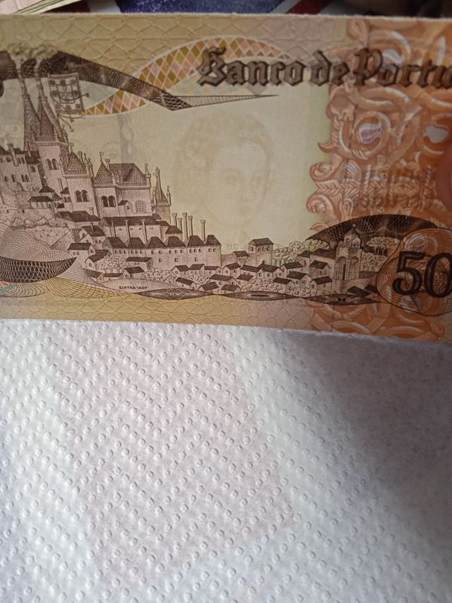 billete 50 escudos Portugal 1968