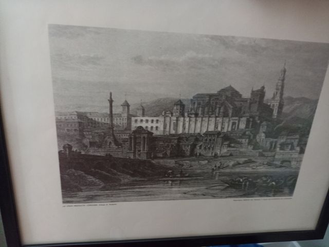 PAREJA DE LAMINAS ENMARCADAS