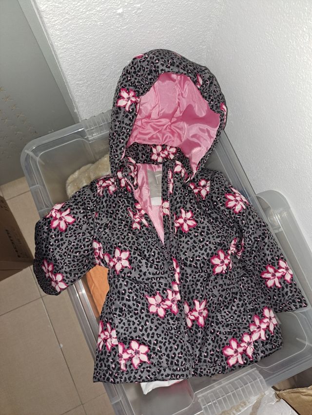 Abrigo plumón niña Talla 86cm.