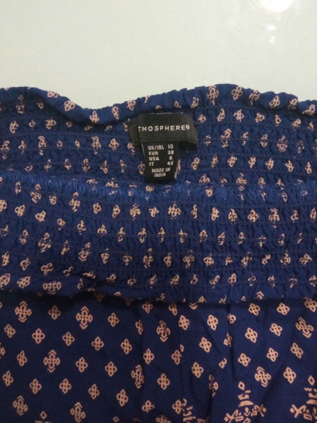 Pantalón corto estampado boho