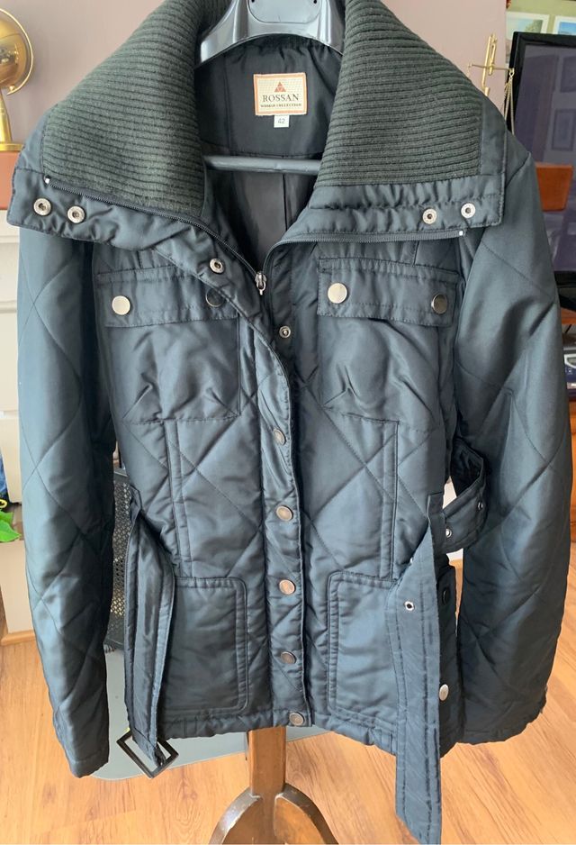 Chaqueta negra mujer ideal para moto T:42