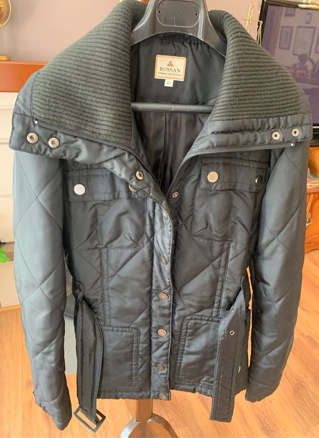 Chaqueta negra mujer ideal para moto T:42