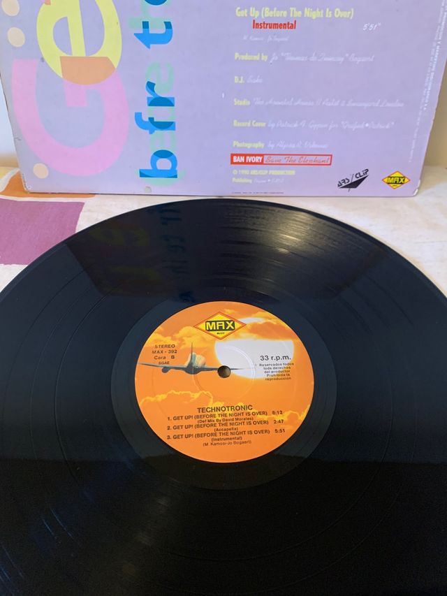 Technotronic ‎– Get Up! (Before The Night Is Over)