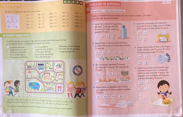 Matemáticas, 3 Prim, Edit Vicens Vives