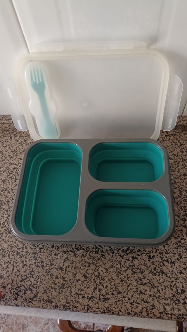 Fiambrera porta alimentos Silicona