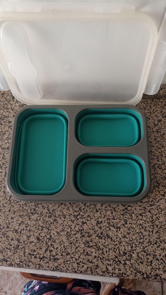 Fiambrera porta alimentos Silicona