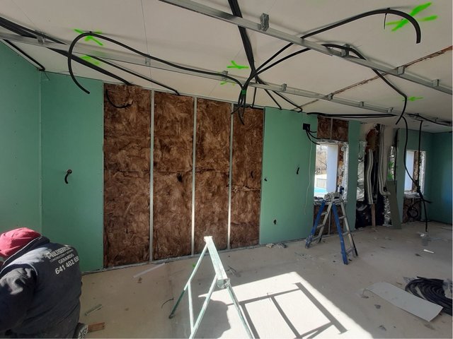 INSTALACIÓN DE PLADUR TECHO Y PAREDES TRASDOZADO