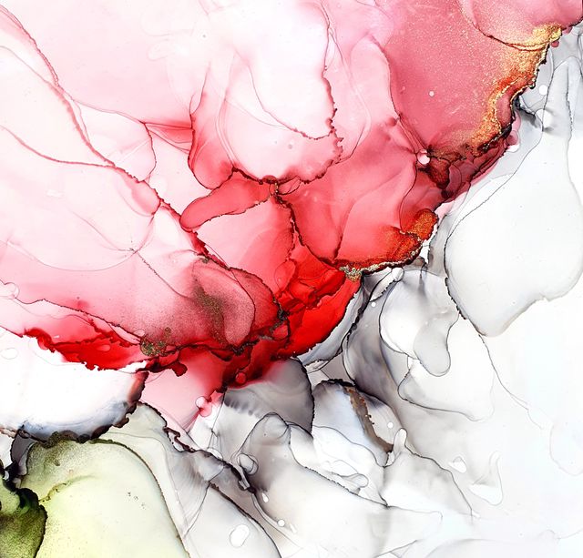 Cuadro original con tinta de alcohol