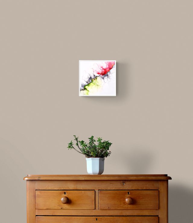 Cuadro original con tinta de alcohol