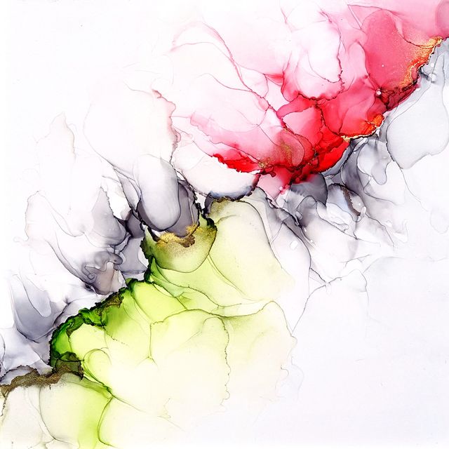 Cuadro original con tinta de alcohol