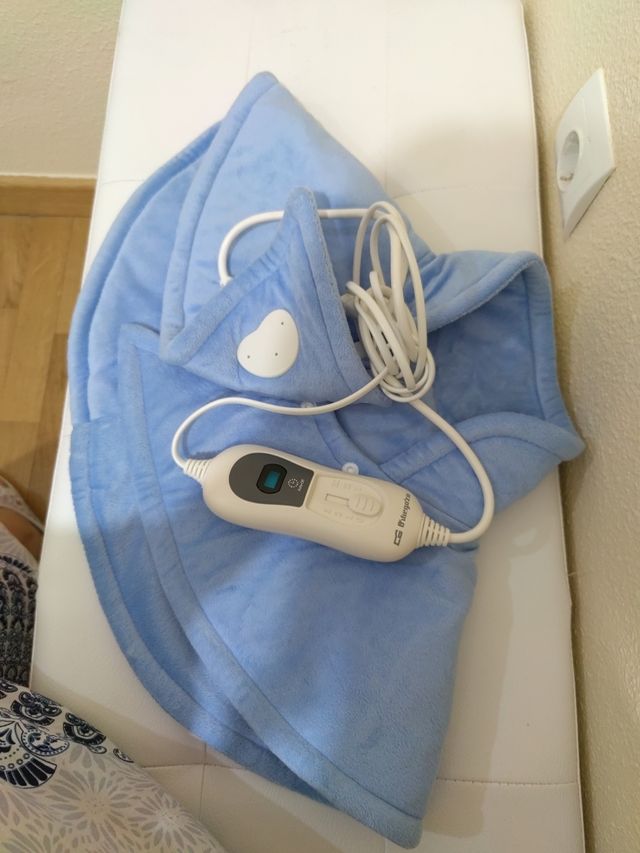 Manta eléctrica cuello cervicales NO NEGOCIABLE