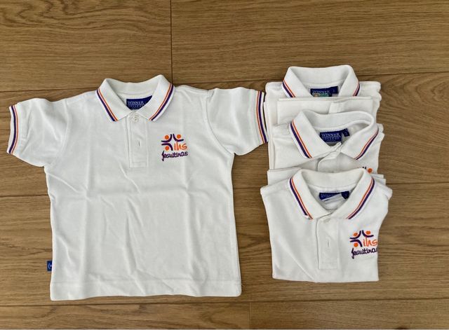 4 polos Manga Corta colegio María Virgen T2