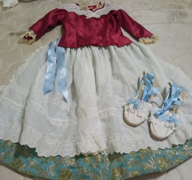 Venta precioso traje fallera niña completo, nuevo